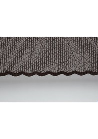 Resim Çizgili Model Acı Kahve Renk Tek Kanat Pileli Fon Perde 75 260 Cm Acı Kahverengi 