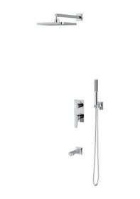 Resim Teska Ciera Pro Üç Yönlü Duş Seti-krom Krom 