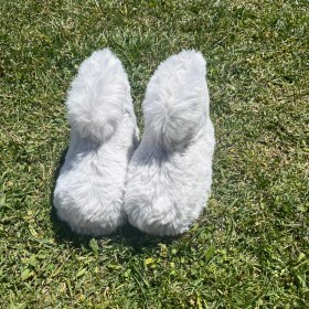 Resim Elisha Ev Botu Ithal Peluş Uzun Tüylü 