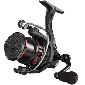 Resim LINNHUE Paslanmaz Çelik Döner Makara - Çift Kaldıraç Kol, Uzun Menzilli Döküm, Hem Sağ Hem Sol El Kullanımı İçin Tasarım, Tatlısu & Tuzlu Su Balıkçılığı İçin 