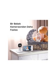 Resim Hubble Nursery Pal Cloud 5" HD Wi -Fi Dijital Bebek Kamerası + Gece Lambası 