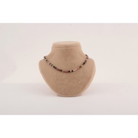 Resim OSMANLI DEĞERLİ TAŞ Sertifikalı Turmalin 6 Mm Kolye (DÜĞÜMSÜZ) 
