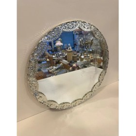 Resim Şık Yuvarlak Aynalı Dekoratif Ürün, Parlak ve Zarif Tasarım, Ev ve Ofis Için Ideal 