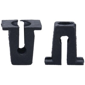 Resim Lasonstiges 60 Adet Siyah Tampon Montaj Klipleri Uzatma Somunu 548484 Audi Vw Skoda Mercedes-benz Chevrolet Chrysler Toyota Araba Mazda Klip 