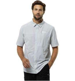 Resim Jack Wolfskın Vandra S/s Shırt M Cool Grey Erk Gömlek 1404071-67 001 