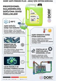 Resim Dorf Longlife Antifriz Dört Mevsim Plus-Üstün Koruma - Sarı 