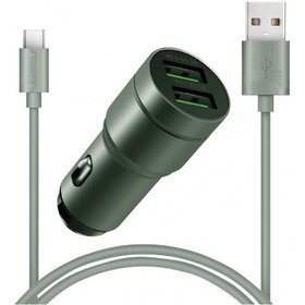 Resim Concord C-772 Type-c Kablo Çift Usb Araç Şarj Cihazı 