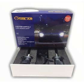 Resim Cmsolar H7 Led Far Ampulu 9600 Lm 32W 9-36V Aydınlatma 