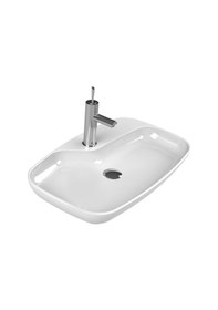 Resim Turkuaz Seramik Nova Tezgah Üstü Lavabo 70 CM Beyaz 