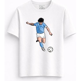 Resim Rabona Fashion Napoli Maradona Efsanesi Tişört 