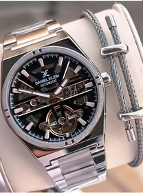 Resim Daniel Klein Otomatik Mekanizma Takvimli Kadran Kadranlı 2 Yıl Garantili Erkek Kol Saati Otm.14268.3 Gümüş 