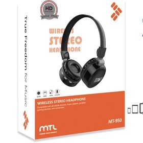 Resim MTL Kablosuz Stereo Kulaklık - Extra Bass, Bluetooth, Micro SD ve AUX Destekli Ios Ve Android Uyumlu 