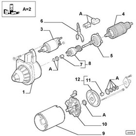 Resim Marea Bravo Punto Doblo 1.9 Jtd Marş Dişlisi 9947843 