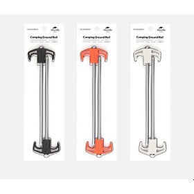 Resim Naturehike Çadır Kazığı 25 cm ( Galvanizli Demir ) (2 Pcs) Siyah 