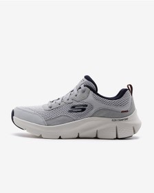 Resim Skechers Flex Comfort - Drinn Erkek Gri Spor Ayakkabı 232685 Gynv 