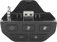 Resim KOSDFOGE Gamepad Ses Geliştirici, Kulaklık Adaptörü Denetleyici Xbox One Kablosuz Gamepad için Ses Adaptörü Kulaklık Dönüştürücü(Black) 