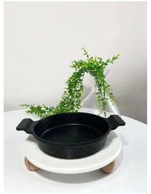 Resim 3 Lü Siyah Döküm Sahan Tencere Seti Takımı 