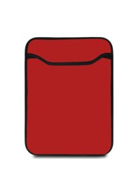 Resim Arabulalaca Apple Uyumlu MacBook Air 15 İnç A2941 Kılıf Neopren Kese Kırmızı 