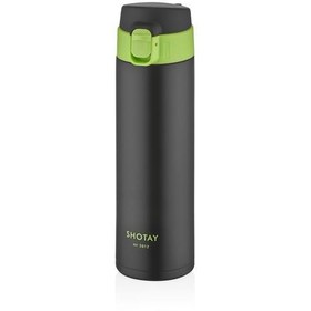 Resim Shotay ST-8014 450ml Siyah Çelik Termos 