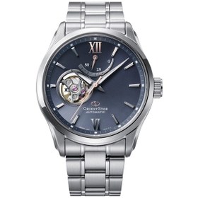 Resim Orient Star Re-at0021l00b Limited Edition Otomatik Çelik Gri Füme Kadran 40 Mm Erkek Kol Saati Gri 