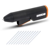 Resim Worx WX746.9 MAKERX 20Volt Profesyonel Sıcak Mum Silikon Tabancası + 10 Silikon (Akü Dahil Değildir) 