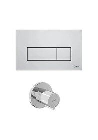 Resim VitrA Root Square Kumanda Paneli Seti 800-2032 Kumanda Paneli + Stop Valf Sıva Üstü Grubu Diğer 