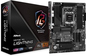 Resim Asrock X670E PG Lightning AM5 DDR5 ATX Anakart Teşhir 