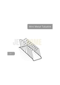 Resim Jet's Home Tezgah U Stu Tabaklık Paslanmaz Tabak Tutucu Bulas Iklık Metal Bulas Ik Sepeti Krom Krom 