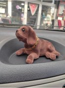 Resim SS Oto Başı Sallanan Nostaljik Köpek Oto Aksesuar(KAHVERENGİ) 