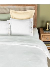 Resim Madame Coco Linda Çift Kişilik Yıkamalı Gofre Nevresim Takımı - Beyaz 1kntcc0663çift Kişilik-beyaz Beyaz 