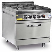 Resim Pimak Doğalgazlı Kuzine 900 seri 6 + 1 120 x 90 x 85 (cm) 