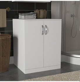 Resim Dekorister Benito Çamaşır Makinesi Alt Dolabı Beyaz Çok Renkli 