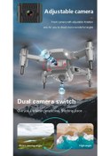 Resim Yunjiwu Q12 Katlanabilir Mini Drone - 4k Çift Kameralı, Uzun Uçuş Süreli, Akıllı Telefon Kontrollü, Güçlü Pil 