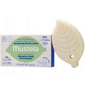 Resim Mustela Şampuan ve Vücut Temizleme Barı 75 g 