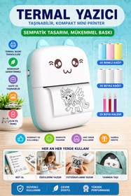 Resim nextbuy Mini Fotoğraf Yazıcı Kablosuz Etiket Yazıcı Baskı Makinesi Ios Android Uyumlu Termal Printer 