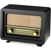 Resim Otantik Çarşı USB ve Bluetooth'lu Nostaljik Radyo Kahverengi 