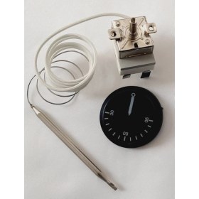 Resim Elektrikli Termosifon Şofben Termostat , 90 Derece Ayar Otomatik Termostatı 