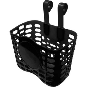 Resim Ümit Bisiklet Ön Sepet – Hafif ve Dayanıklı Sert Plastik, 16/20 Askılı, Siyah, Türkiye Üretimi, Şehir ve Doğa Sürüşlerine Uygun 