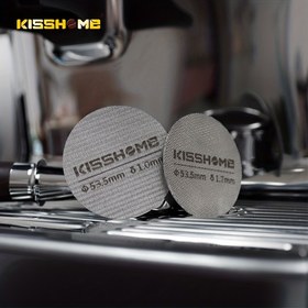 Resim 1 Adet Espresso Puck Ekranı Isıya Dayanıklı 316 Paslanmaz Çelik 51mm 53.5mm 58.5mm Çaplı Breville Makinesi İçin Yeniden Kullanılabilir Kahve Aksesuarları 51mm 54mm 58mm Portafilter 