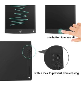 Resim Ultratekno ULT12XL 12" Büyük Boy Dijital Yazı Tahtası Grafik Çizim Tableti 12 Inç LCD Çocuk Tablet 
