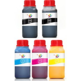 Resim QC Epson T5961 T5962 T5963 T5964 T5968 Kartuş Mürekkep Seti 250ml 5 Renk 