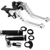 Resim Youmex Dayanıklı Alüminyum Motosiklet Fren Ve Debriyaj Kolu Seti - 6 Ayarlı, 7/8'' 22mm Gövde Uyumlu 