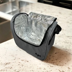 Resim Ago Çanta Gri Sıcak Soğuk Tutucu Termos Çanta 