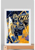 Resim Ja Morant Çerçeveli Tablo - Memphis Grizzlies Nba Posteri Tablo 