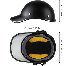 Resim Neevoyu Abs Malzeme Şapka Tasarımlı Motosiklet Kaskı - Su Geçirmez Ve Ter Emici, 55-62cm, Çok Renk Seçeneği Beyaz 