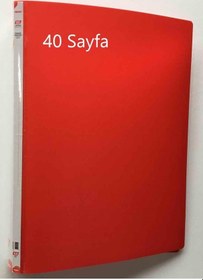 Resim Noki Sunum Dosyası 40 Lı - Kırmızı 