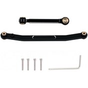 Resim Kosona 1/24 Axial Scx24 C10 İçin Evrensel Alüminyum Direksiyon Bağlantı Seti - Siyah 