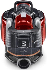 Resim Electrolux Elektrikli Süpürge Toz Torbasız Yeni Nesil Yüksek Emiş Gücü Kırmızı 