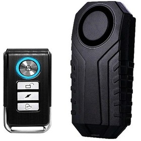Resim 113db Kablosuz Anti-hırsızlık Titreşim Motosiklet Bisiklet Için Uzaktan Kumanda Ile Su Geçirmez Güvenlik Bisiklet Alarmı 