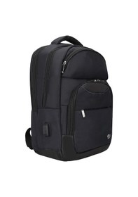 Resim Plm Monza-usb 17 Siyah Notebook Sırt Çantası Siyah 